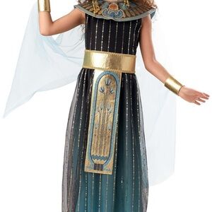 Egyptian Queen Kids Costume - Black and Gold
